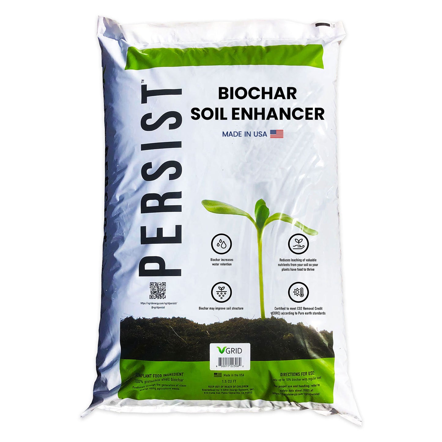 Persist Biochar 30 lbs (1.5 CUFT)